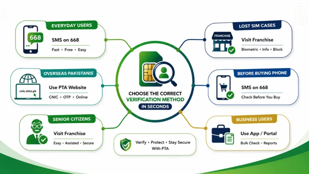 Choose the Correct Verification Method for sim owner details